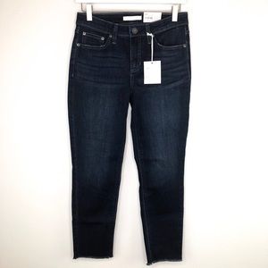 LC LAUREN CONRAD SKINNY CROP MID RISE JEANS